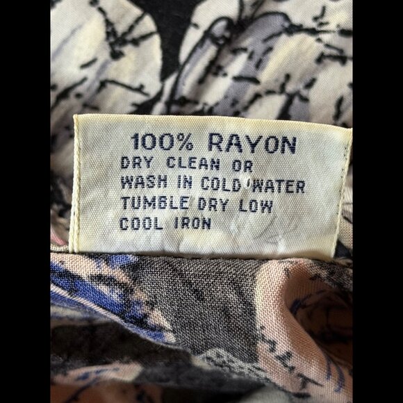 Joni Blair Shirt Dress 7 Womens Multicolor Short Sleeve Collared Leafy Floral - Picture 10 of 10